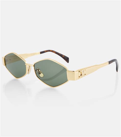 celine sonnenbrille braun|celine sonnenbrille triomphe gold.